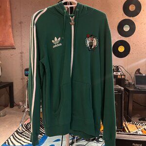 Vintage Adidas Boston Celtics full-zip hoodie  Rare Find